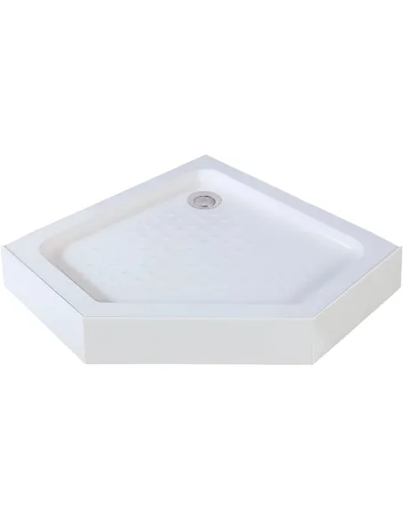 Низький душовий піддон Bravo Wieprz PL90F, п`ятикутний