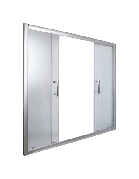 Стеклянная шторка для ванной Bravo Brda 170FS, 1400 х 1700 мм