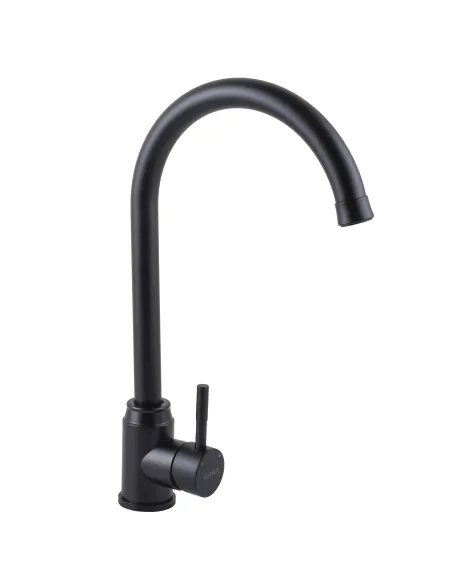 Змішувач для кухні Globus Lux Alpen SUS-203S-MOD-BB, чорний