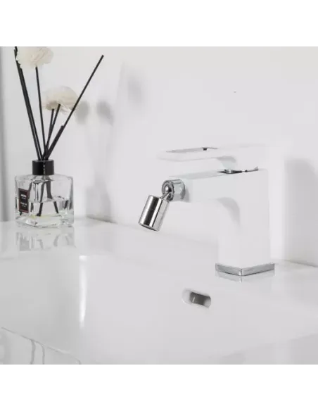 Змішувач для біде одноважільний Gappo G5017-8, білий