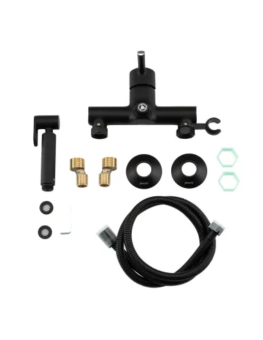 Набор для гигиенического душа со смесителем Gappo G2003-6, черный