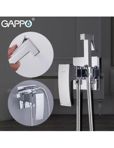 Набор для гигиенического душа со смесителем Gappo G7207-1, хром