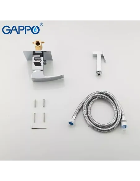 Набор для гигиенического душа со смесителем Gappo G7207-1, хром