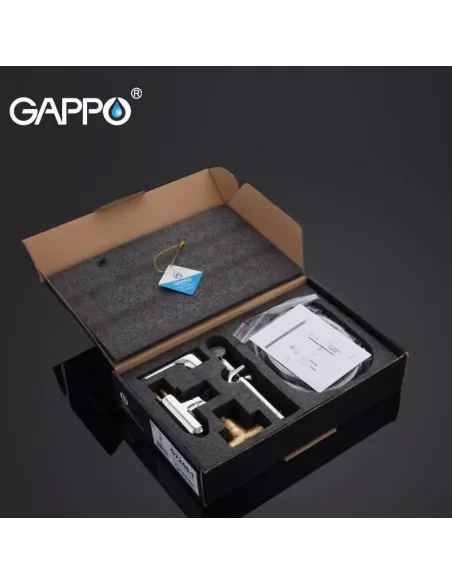 Набор для гигиенического душа со смесителем Gappo G7248-1, хром