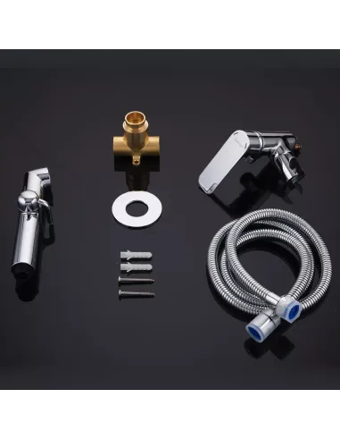 Набор для гигиенического душа со смесителем Gappo G7248-1, хром