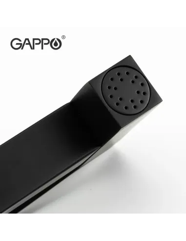 Набір для гігієнічного душу із змішувачем Gappo G7207-6, чорний