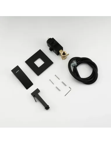 Набір для гігієнічного душу із змішувачем Gappo G7207-6, чорний