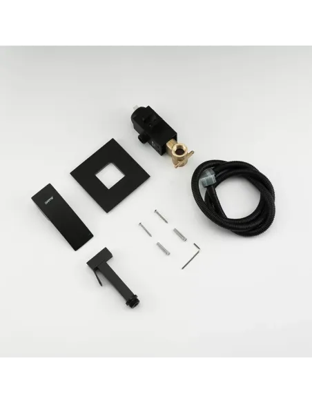 Набір для гігієнічного душу із змішувачем Gappo G7207-6, чорний