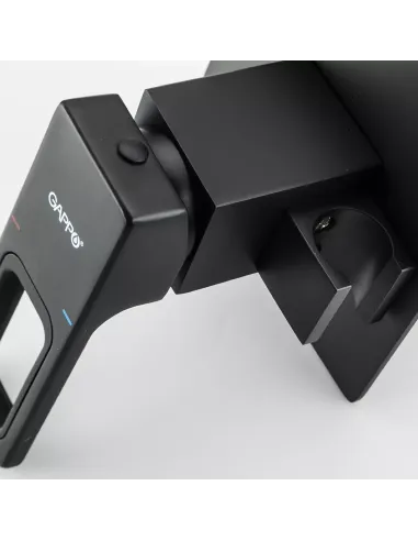 Набор для гигиенического душа со смесителем Gappo G7217-6, черный