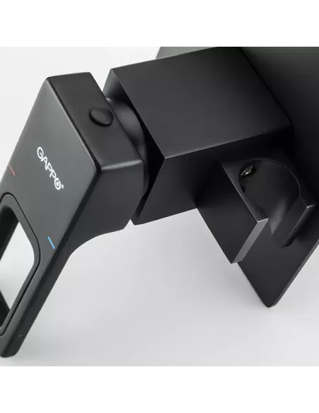 Набор для гигиенического душа со смесителем Gappo G7217-6, черный