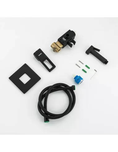 Набор для гигиенического душа со смесителем Gappo G7217-6, черный