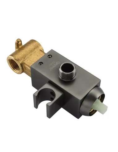 Набор для гигиенического душа со смесителем Gappo G7217-9, оружейная сталь