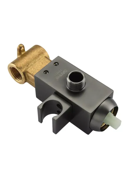 Набор для гигиенического душа со смесителем Gappo G7217-9, оружейная сталь