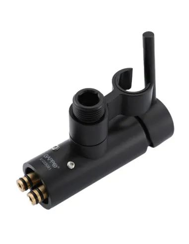 Набор для гигиенического душа со смесителем Gappo G7206-6, латунь, черный