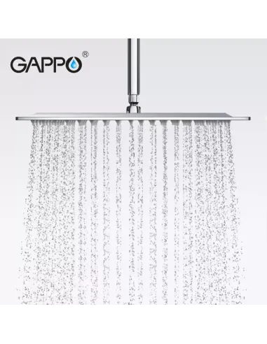 Лійка тропічний душ Gappo G28, 200 x 200 мм, квадратна