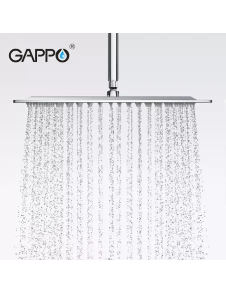 Лійка тропічний душ Gappo G28, 200 x 200 мм, квадратна