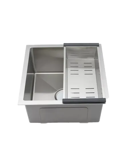 Миття кухонне квадратне Gappo GS4444 з нержавіючої сталі, 440 x 440 x 215 мм
