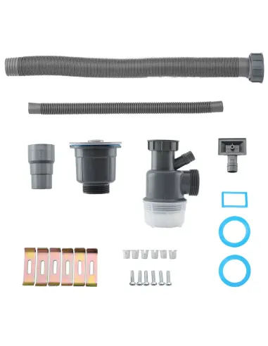 Миття кухонне квадратне Gappo GS4444 з нержавіючої сталі, 440 x 440 x 215 мм