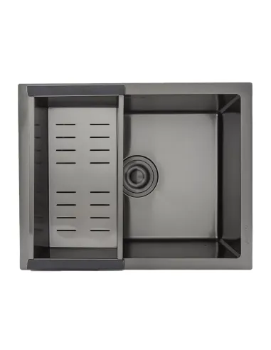 Миття для кухні прямокутне Gappo GS5040-6 з нержавіючої сталі, 500 x 400 x 215 мм, покриття Pvd