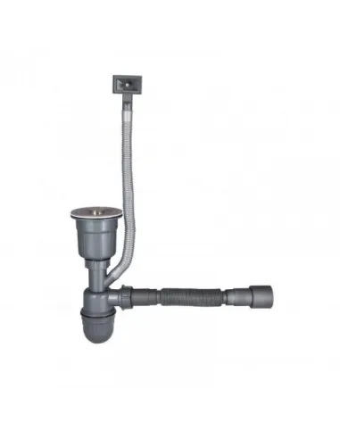 Мойка для кухни прямоугольная Gappo GS7850-6L из нержавеющей стали, 780 x 500 x 215 мм, покрытие Pvd, чаша слева