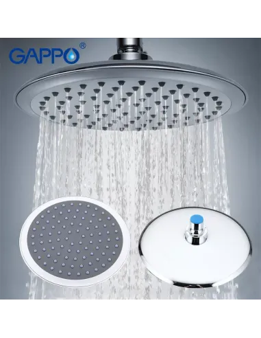 Лійка тропічний душ Gappo G14, 200 мм, кругла