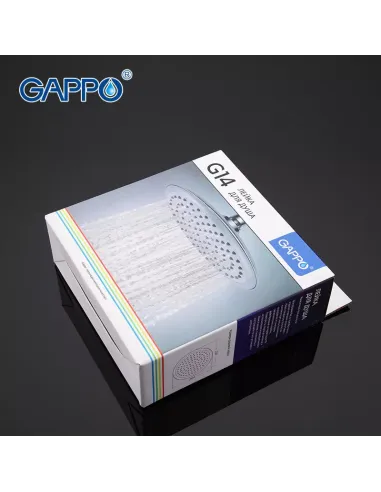 Лійка тропічний душ Gappo G14, 200 мм, кругла