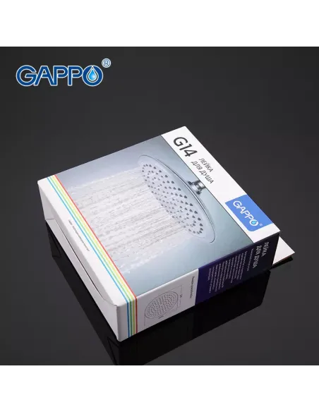Лійка тропічний душ Gappo G14, 200 мм, кругла