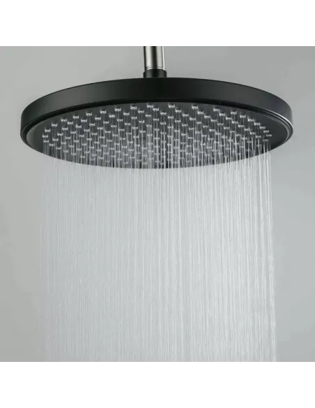 Лійка тропічний душ Gappo G004-26, 260 мм, кругла, чорна