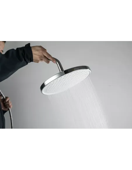 Лійка тропічний душ Gappo G002-26, 260 мм, кругла, білий хром.