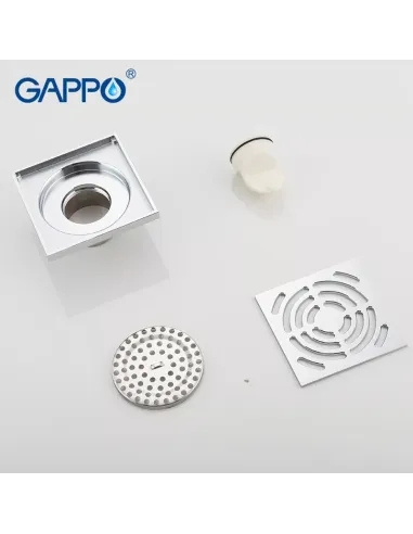 Каналізаційний трап Gappo G81052, латунь, хром