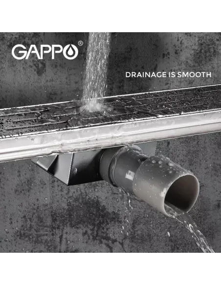 Душовий трап Gappo G87007-1, 70 х 700 мм, нержавіюча сталь