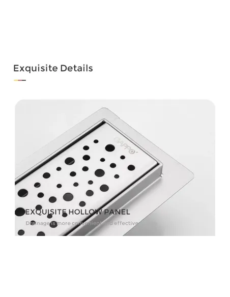 Душовий трап Gappo G87007-2, 70 х 700 мм, нержавіюча сталь