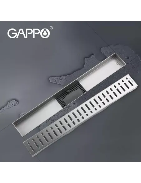 Душовий трап Gappo G85007-3, 70 х 500 мм, нержавіюча сталь