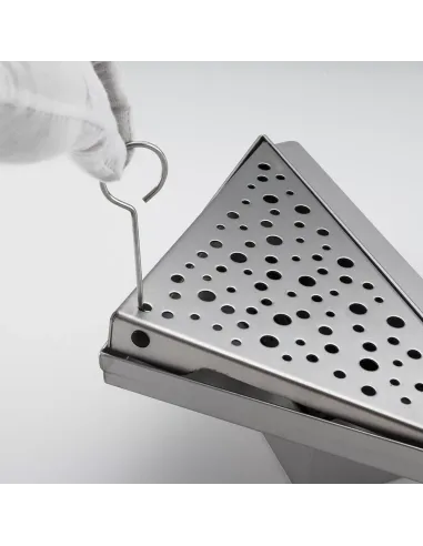 Душевой трап Gappo G82020-1, 200 х 200 мм, нержавеющая сталь, угловой