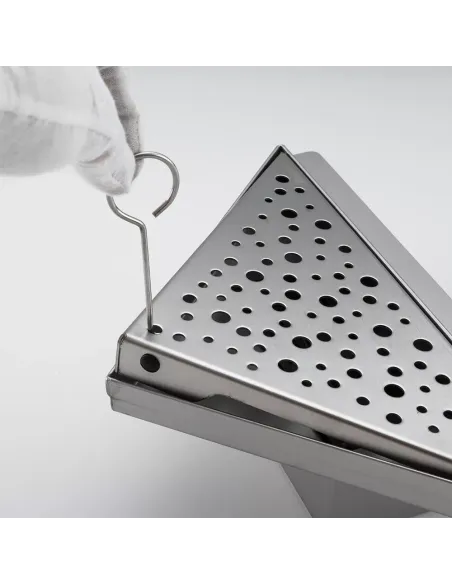 Душевой трап Gappo G82020-1, 200 х 200 мм, нержавеющая сталь, угловой