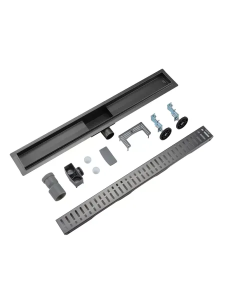 Душевой трап Gappo G85007-39, 70 х 500 мм, нержавеющая сталь, оружейная сталь