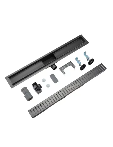 Душевой трап Gappo G86007-39, 70 х 600 мм, нержавеющая сталь, оружейная сталь