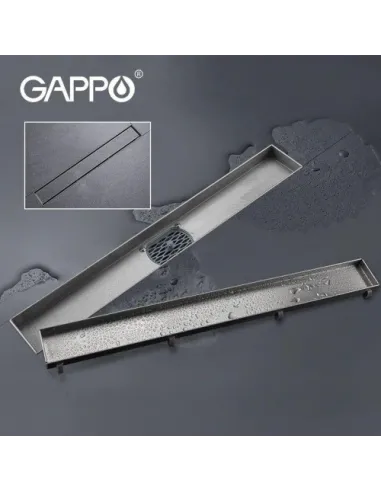 Душевой трап Gappo G810007-4, 70 х 1000 мм, нержавеющая сталь