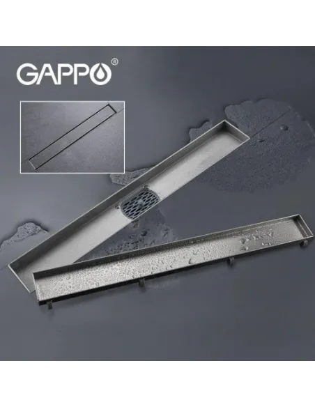 Душевой трап Gappo G810007-4, 70 х 1000 мм, нержавеющая сталь