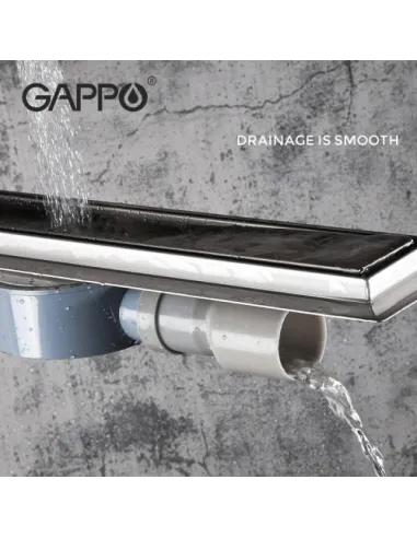 Душевой трап Gappo G810007-4, 70 х 1000 мм, нержавеющая сталь