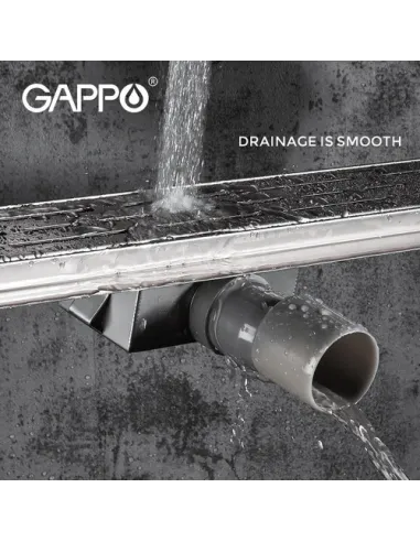 Душовий трап Gappo G810007-1, 70 х 1000 мм, нержавіюча сталь