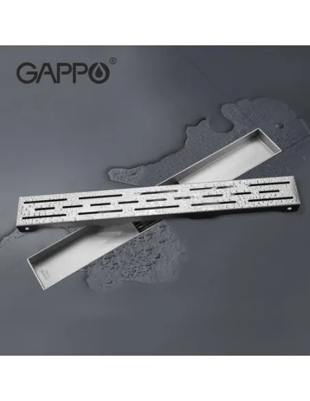 Душевой трап Gappo G89007-1, 70 х 900 мм, нержавеющая сталь