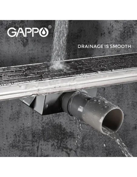 Душевой трап Gappo G89007-1, 70 х 900 мм, нержавеющая сталь