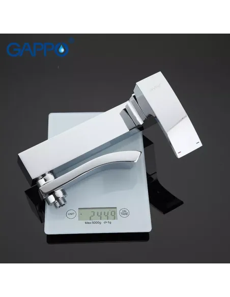 Змішувач для ванни Gappo G3207, хром, з душовим набором
