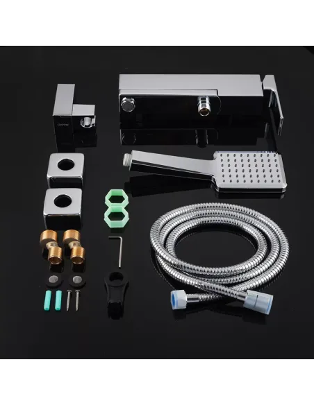 Змішувач для ванни Gappo G3218, хром, з душовим набором