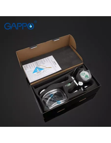 Смеситель для ванны Gappo G2236, хром, с душевым набором