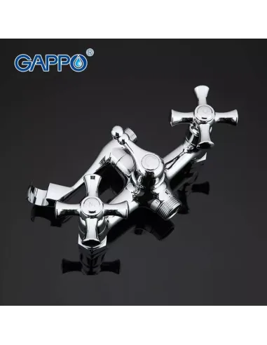 Змішувач для ванни Gappo G2242, хром, з душовим набором