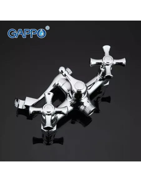 Змішувач для ванни Gappo G2242, хром, з душовим набором