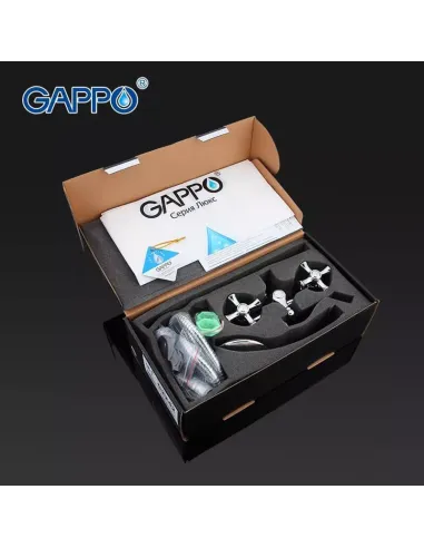 Змішувач для ванни Gappo G2242, хром, з душовим набором