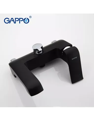 Змішувач для ванни Gappo G3250, чорний, з душовим набором